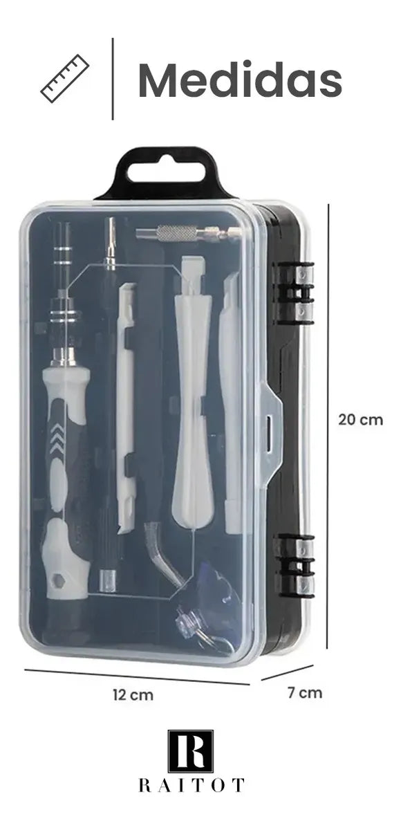 Juego Set Kit Destornilladores Celulares Tablet Electronica Modelo IP-1 Marca 101 Puntas Intercambiables