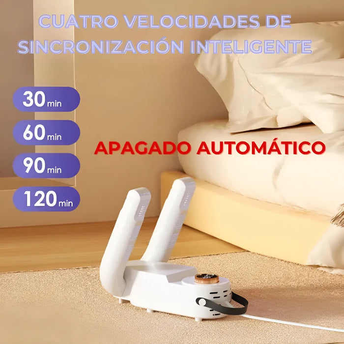 Secador De Zapatillas 2 En 1 Eléctrico Plegable