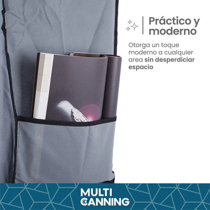Mueble Zapatero Botinero Organizador Estantes 8 Niveles Color Gris